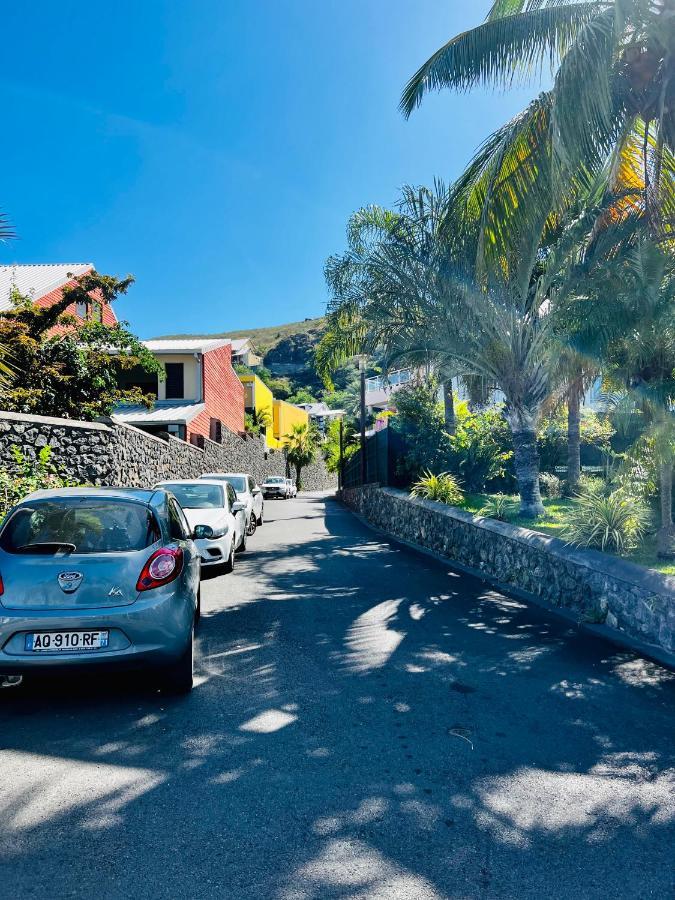 Appart. Avec Grande Terrasse Vue Ocean Daire Saint-Gilles-les Bains Dış mekan fotoğraf